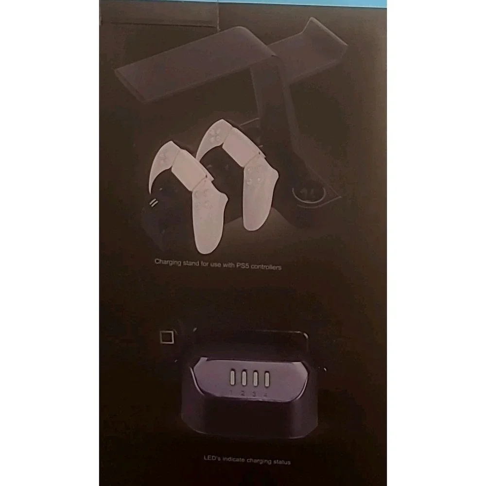Skywin All-in-One Dock Charging Station & Stand for‎ PS5 Controllers & PS Move